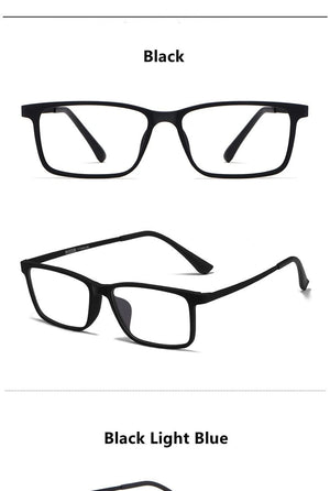 Planet Gates Men Ultralight Full Frame Plastic Titanium Myopia Glasses Frame Super Elastic Temples Fashion Prescription Glasses Frame HR8085