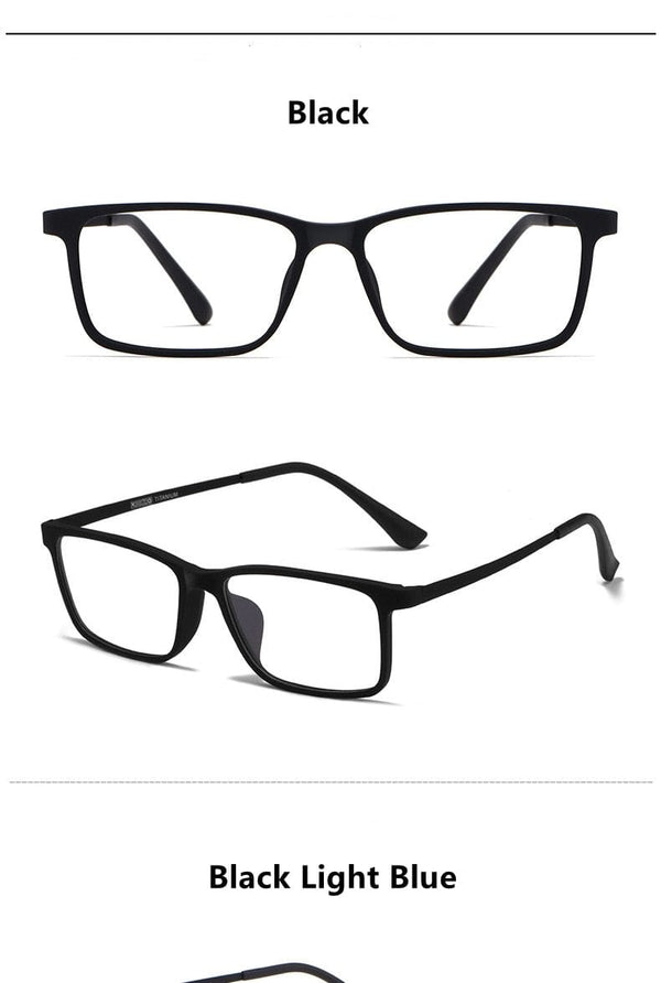 Planet Gates Men Ultralight Full Frame Plastic Titanium Myopia Glasses Frame Super Elastic Temples Fashion Prescription Glasses Frame HR8085