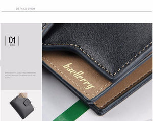 Planet Gates Men Wallet coin pocket zipper portfolio Handy luxury Short purse 3 Fold Male Purses Cards wallets