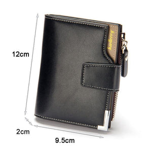 Planet Gates Men Wallet coin pocket zipper portfolio Handy luxury Short purse 3 Fold Male Purses Cards wallets