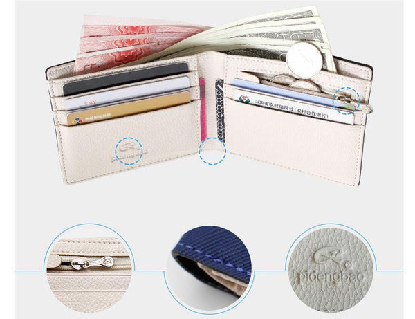 Planet Gates Men Wallet Credit Card Holders Money Coin Purses PU Leather Portfolio Famous Brand Designer Male Clutch Card Wallets