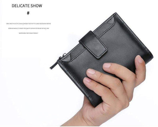 Planet Gates Men Wallet Genuine Leather High Quality Cow Leather Coin Purse  Fashion Card Holder Man Zipper Wallet Short Male