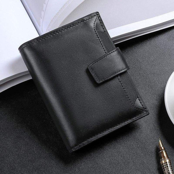 Planet Gates Men Wallet Genuine Leather High Quality Cow Leather Coin Purse  Fashion Card Holder Man Zipper Wallet Short Male
