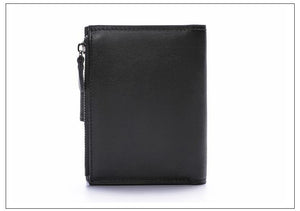 Planet Gates Men Wallet Genuine Leather High Quality Cow Leather Coin Purse  Fashion Card Holder Man Zipper Wallet Short Male