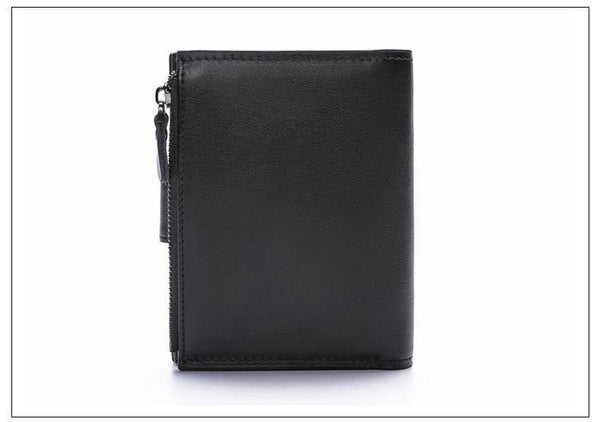 Planet Gates Men Wallet Genuine Leather High Quality Cow Leather Coin Purse  Fashion Card Holder Man Zipper Wallet Short Male
