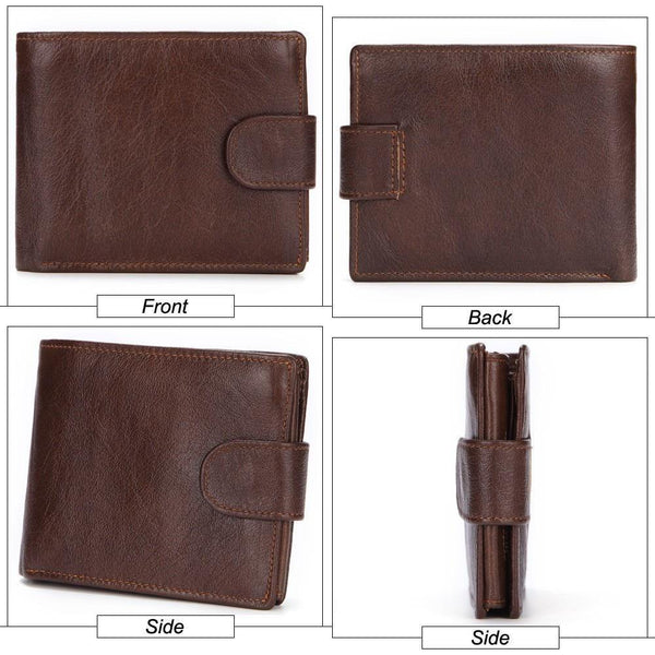 Planet Gates Men Wallet Genuine Leather Short Coin Purse Fashion Hasp Wallet For Male Portomonee with Card Holder Photo Holder