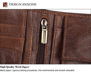 Planet Gates Men Wallet Genuine Leather Short Coin Purse Fashion Hasp Wallet For Male Portomonee with Card Holder Photo Holder