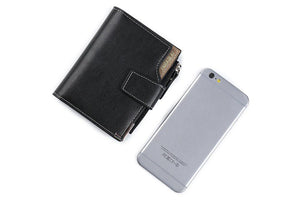 Planet Gates Men Wallet Leather Zipper Bifold ID Credit men Card Holder male Purse Dropshipping new  hot SELLING carteira feminina