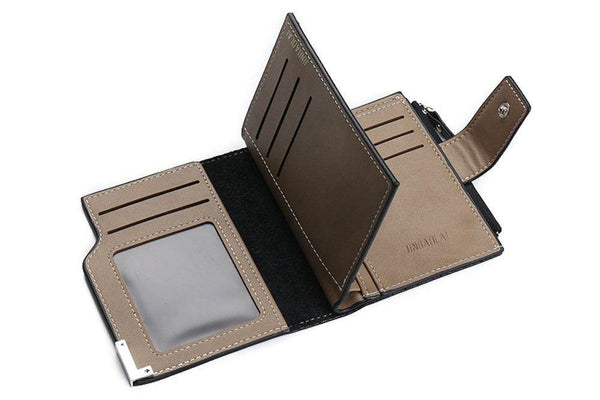 Planet Gates Men Wallet Leather Zipper Bifold ID Credit men Card Holder male Purse Dropshipping new  hot SELLING carteira feminina