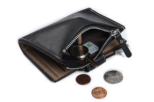 Planet Gates Men Wallet Leather Zipper Bifold ID Credit men Card Holder male Purse Dropshipping new  hot SELLING carteira feminina