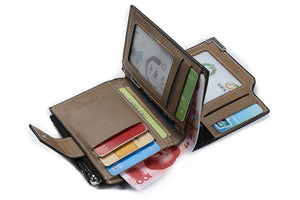 Planet Gates Men Wallet Leather Zipper Bifold ID Credit men Card Holder male Purse Dropshipping new  hot SELLING carteira feminina