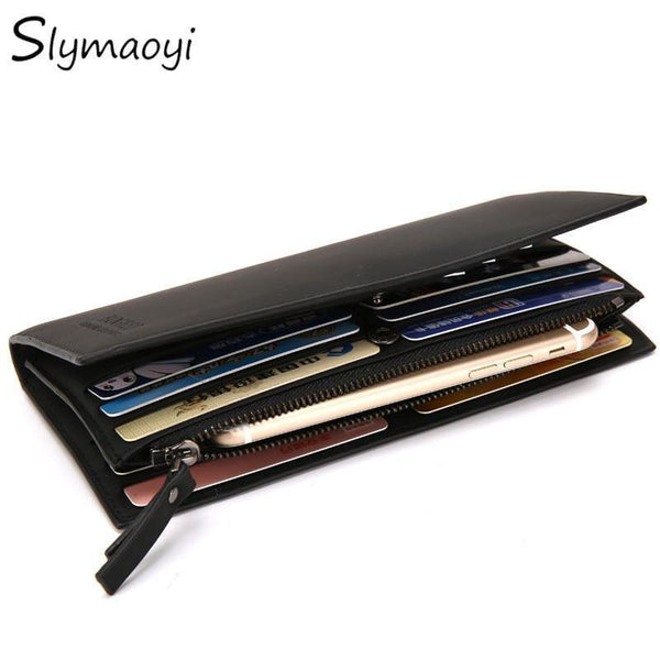 Planet Gates Men wallets Casual wallet men purse Clutch bag Brand leather Wallet long design card holder for men carteira