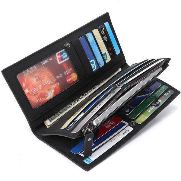Planet Gates Men wallets Casual wallet men purse Clutch bag Brand leather Wallet long design card holder for men carteira