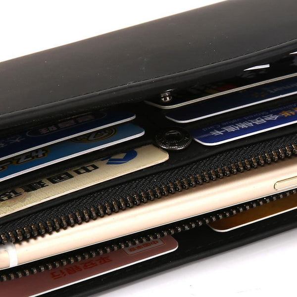 Planet Gates Men wallets Casual wallet men purse Clutch bag Brand leather Wallet long design card holder for men carteira