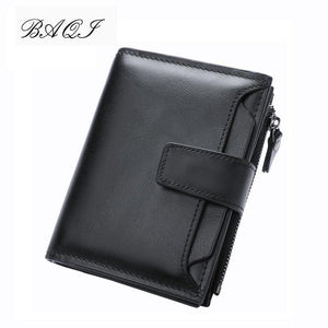 Planet Gates Men Wallets Genuine Leather Cow Leather High Quality Coin Purse 2019 Fashion Card Holder Man Zipper Wallets Short