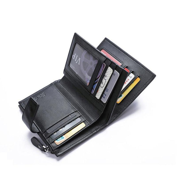 Planet Gates Men Wallets Genuine Leather Cow Leather High Quality Coin Purse 2019 Fashion Card Holder Man Zipper Wallets Short
