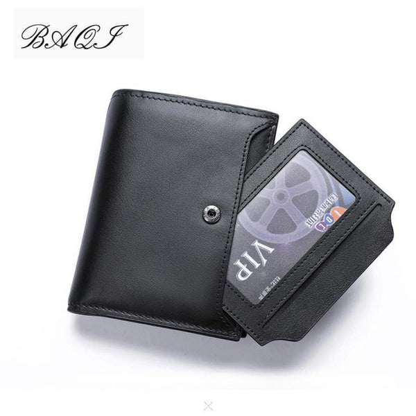 Planet Gates Men Wallets Genuine Leather Cow Leather High Quality Coin Purse 2019 Fashion Card Holder Man Zipper Wallets Short