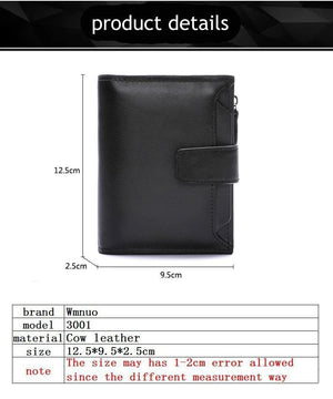 Planet Gates Men Wallets Genuine Leather Cow Leather High Quality Coin Purse 2019 Fashion Card Holder Man Zipper Wallets Short
