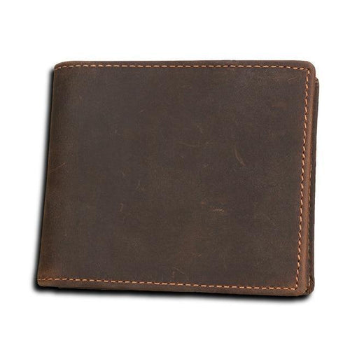 Planet Gates Men Wallets Vintage Cow Genuine Leather Wallet Male Handmade Custom Dollar Price Coin Purse Short Wallet carteira