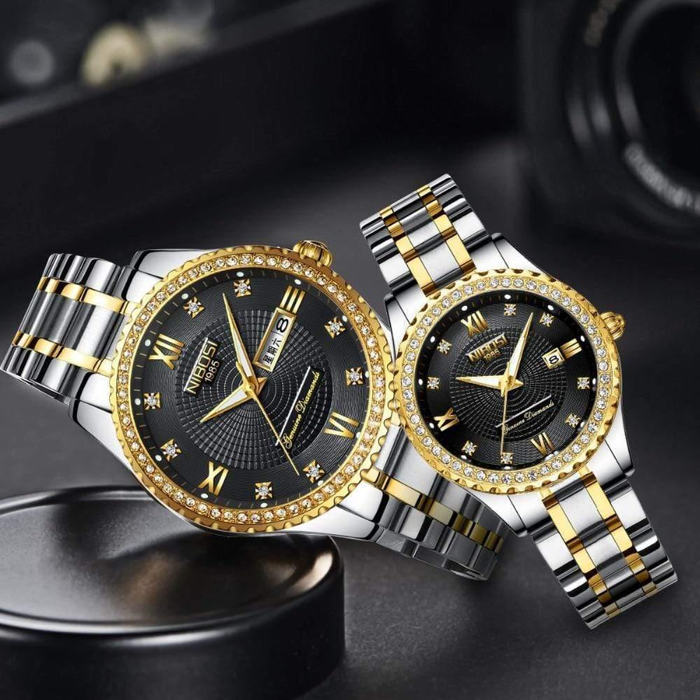 Planet Gates Men Watch 3 Couple Watch Mens Watches Top Brand Luxury Quartz Watch Women Clock Ladies Dress Wristwatch Fashion Casual Lovers Watch