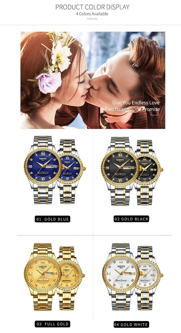 Planet Gates Men Watch 3 Couple Watch Mens Watches Top Brand Luxury Quartz Watch Women Clock Ladies Dress Wristwatch Fashion Casual Lovers Watch