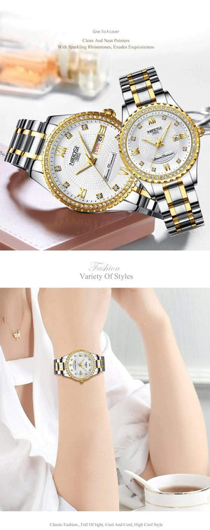 Planet Gates Men Watch 3 Couple Watch Mens Watches Top Brand Luxury Quartz Watch Women Clock Ladies Dress Wristwatch Fashion Casual Lovers Watch