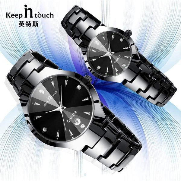 Planet Gates men watch Lover Watch Waterproof Noctilucent Quartz Couple Lovers Watches Black Men Women Wirswatch For Couples Horloges