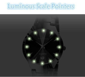 Planet Gates men watch Lover Watch Waterproof Noctilucent Quartz Couple Lovers Watches Black Men Women Wirswatch For Couples Horloges