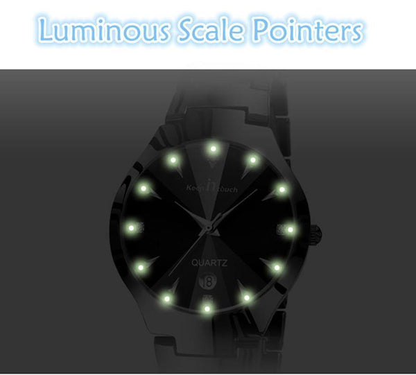 Planet Gates men watch Lover Watch Waterproof Noctilucent Quartz Couple Lovers Watches Black Men Women Wirswatch For Couples Horloges