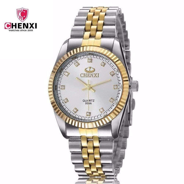 Planet Gates Men Watch Silver Between the Gold Rhinestone Lover's Wristwatch Nail Strap Classic Retro Man Women Business Watch