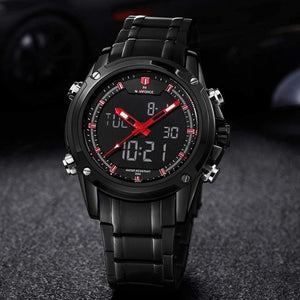 Planet Gates Men Watches Luxury Brand Naviforce Men's Quartz Hour Analog LED Sports Watch Men Army Military Wrist Watch Relogio Masculino