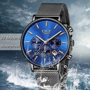 Planet Gates Men Watches Male Top Brand Luxury Quartz Watch Men Casual Slim Dress Waterproof Sport WristWatch Relogio Masculino
