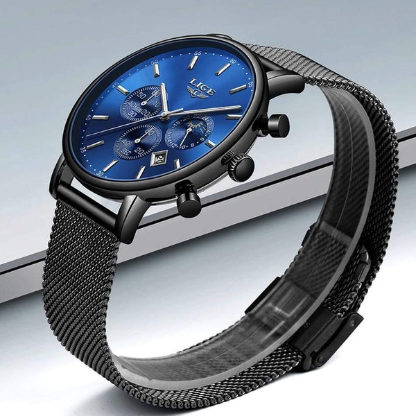 Planet Gates Men Watches Male Top Brand Luxury Quartz Watch Men Casual Slim Dress Waterproof Sport WristWatch Relogio Masculino