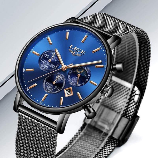 Planet Gates Men Watches Male Top Brand Luxury Quartz Watch Men Casual Slim Dress Waterproof Sport WristWatch Relogio Masculino