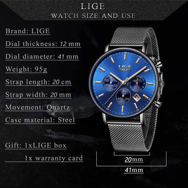 Planet Gates Men Watches Male Top Brand Luxury Quartz Watch Men Casual Slim Dress Waterproof Sport WristWatch Relogio Masculino