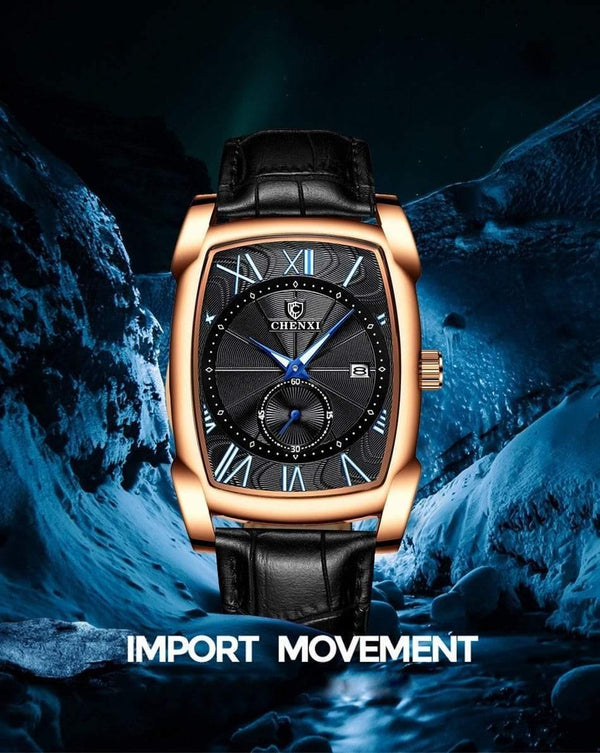 Planet Gates Men Watches Men's Military Clock Relogio Masculino Brown Leather Wristwatches 2019 New Style Erkek Kol Saati