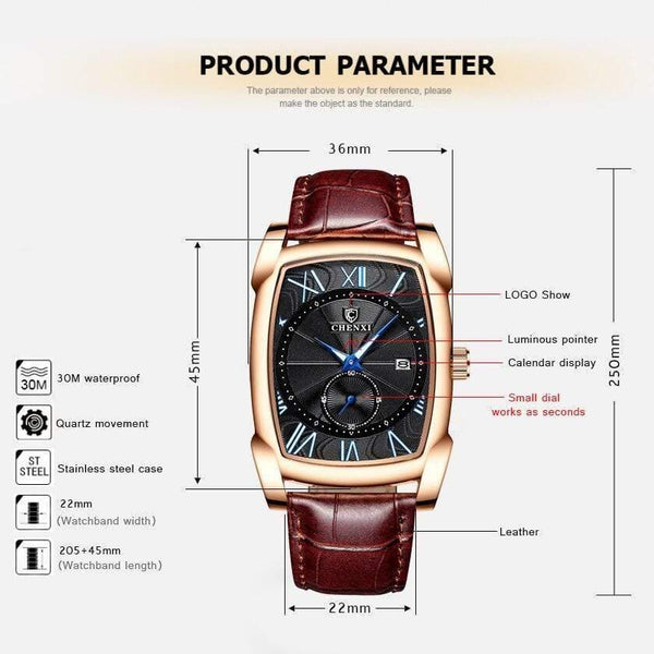 Planet Gates Men Watches Men's Military Clock Relogio Masculino Brown Leather Wristwatches 2019 New Style Erkek Kol Saati