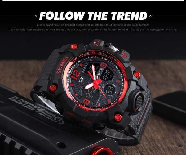 Planet Gates Men Watches Military Sports Watch Men Top Brand Luxury  Men's Quartz Digital Casual Outdoor 50M Waterproof Wrist Watch