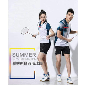 Planet Gates Men White Blue Sets / S Male / Female Tennis shirts , Suits tennis men , table tennis Clothing , badminton Jerseys Shorts , pingpong Shorts Clothes
