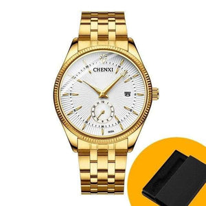 Planet Gates Men White in Box Watch Men Watches Lady Top Brand Luxury Quartz Wristwatch For Lover's Fashion Dress Clock Relogio Masculino