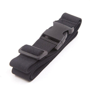 Men Wide Elastic Belt Women Adjustable Waist Belt With Plastic Plugging Buckle Shirt Stay Waistband For Fitness Work Pant