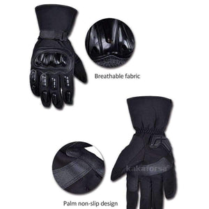 Planet Gates Men Winter Warm Ski Gloves Waterproof Skiing Glove Outdoor Windproof Breathable Motorcycle Snow Snowboard Gloves