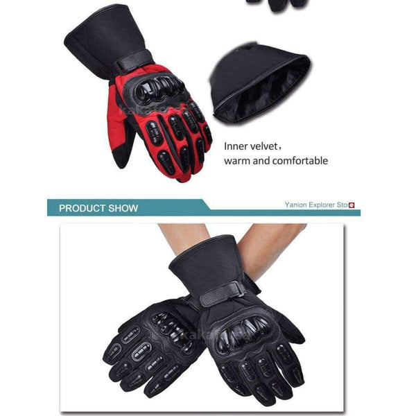 Planet Gates Men Winter Warm Ski Gloves Waterproof Skiing Glove Outdoor Windproof Breathable Motorcycle Snow Snowboard Gloves