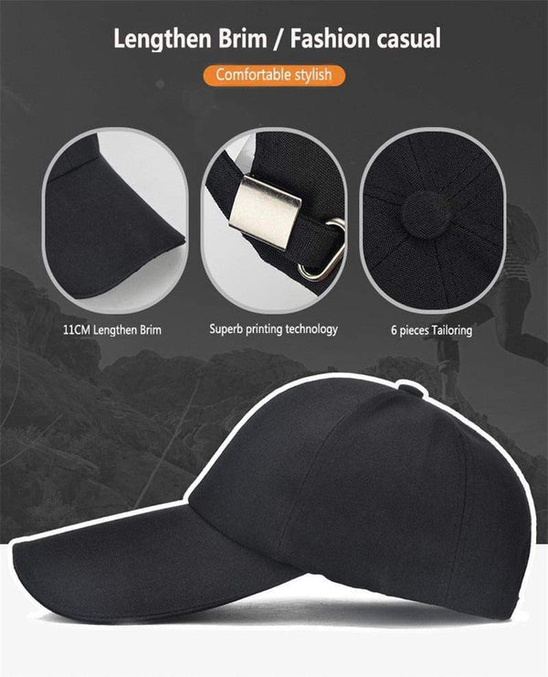 Planet Gates Men Women Casual baseball cap  Long Brim Visor Autumn canvas gorras de beisbol casquette homme snapback shade hats