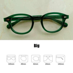 Planet Gates Men Women Computer Goggles Round Transparent Eyeglass Brand Design Acetate Style Vintage Frame sq004