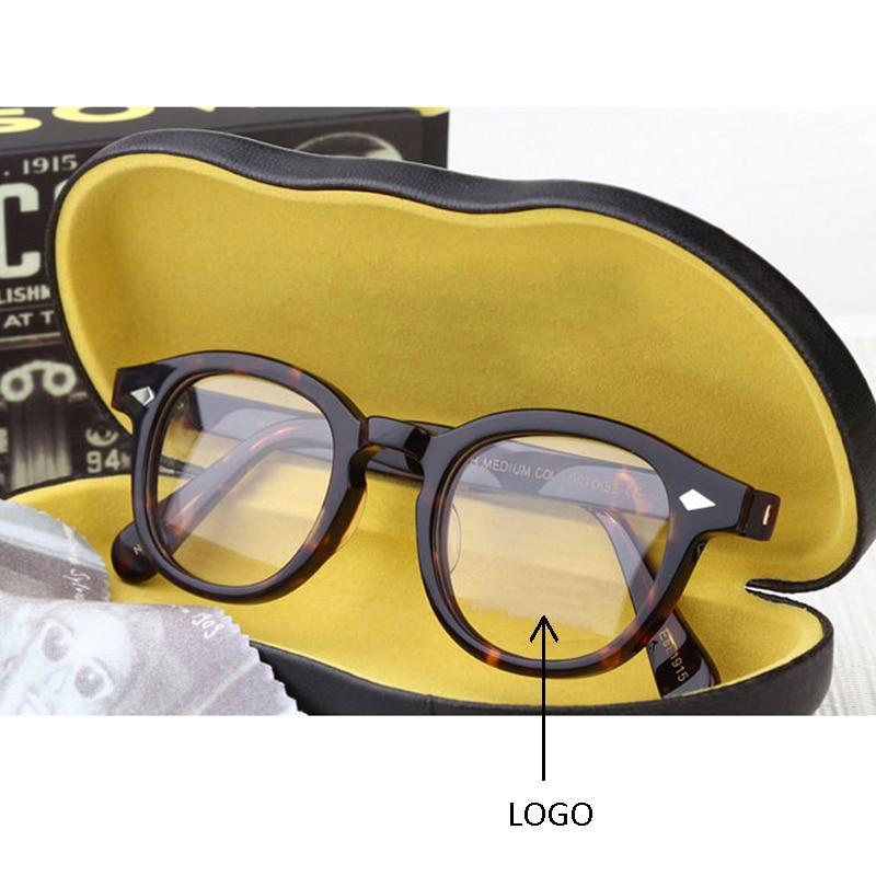 Planet Gates Men Women Computer Goggles Round Transparent Eyeglass Brand Design Acetate Style Vintage Frame sq004