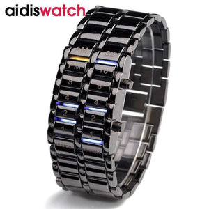 Planet Gates Men Women Fashion Creative Watches Digital LED Display Water Shock Resistant Lover's WristWatches Clock Men