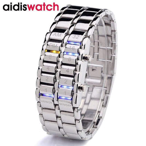 Planet Gates Men Women Fashion Creative Watches Digital LED Display Water Shock Resistant Lover's WristWatches Clock Men