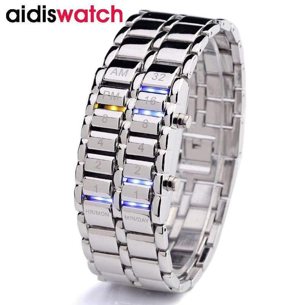 Planet Gates Men Women Fashion Creative Watches Digital LED Display Water Shock Resistant Lover's WristWatches Clock Men