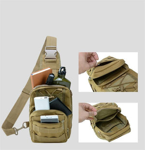 Planet Gates Men Women Military Bag Tactical Chest Bags Unisex Fashion Camouflage HandBags Cool Camping Hiking Travel Shoulder Bags